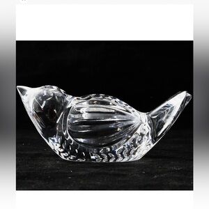 Waterford Crystal sparrow paperweight cut-crystal collectible